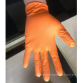 Luva de textura de 6mil Diamond Orange Advance Advance Nitrile Glove